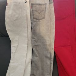 Boys Size 18 LEVIS men 29 JEANS. 3 Pair Lot
