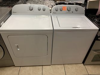 Whirlpool Set Washer And Electric Dryer 