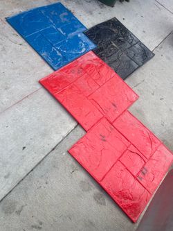 Concrete stamps