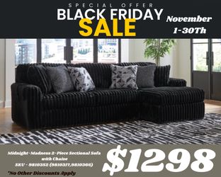 Modern Black And Soft Sectionals FREE DELIVERY 