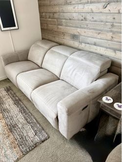 3 seater powered recliner sofa