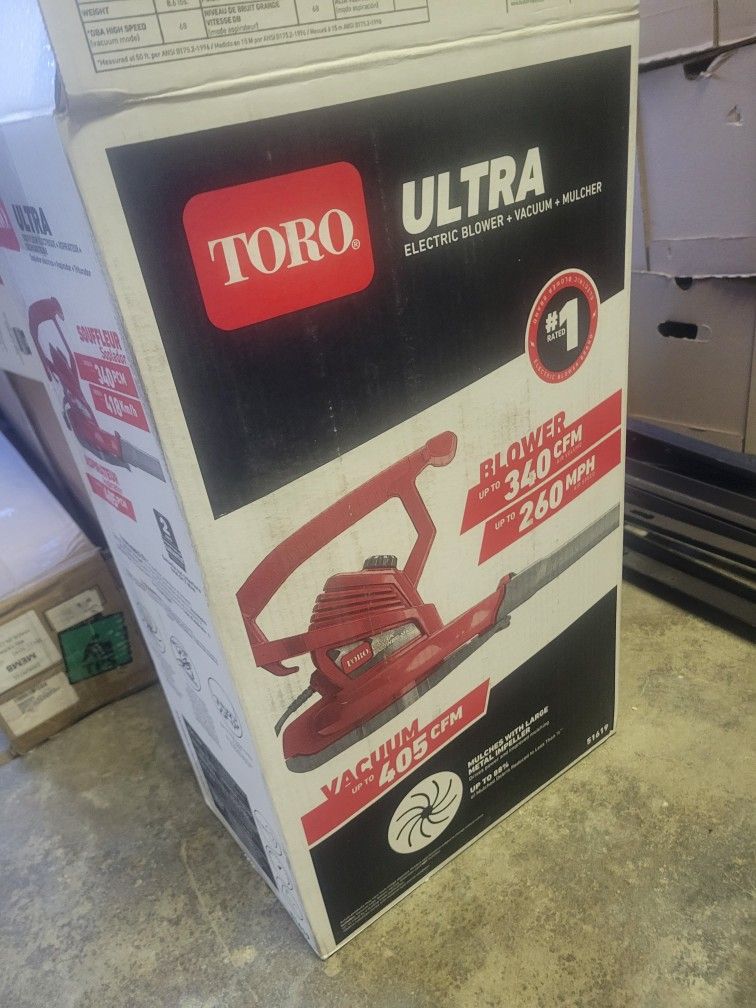 Toro Ultra 260 mph 340 CFM 110 V Electric Handheld Leaf Blower/Vacuum
