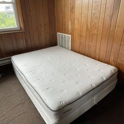 Queen Bed with Box Frame
