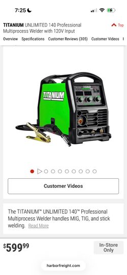 TITANIUM UNLIMITED 140 Professional Welder