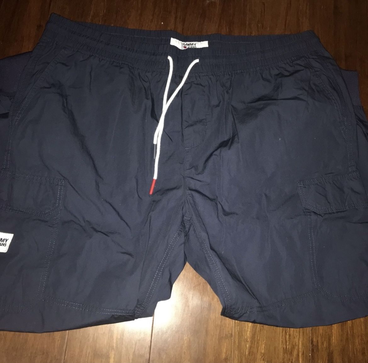 Tommy Jeans Cargo Military Pants Drawstring Size XXL and Straight pants Sz 40x30