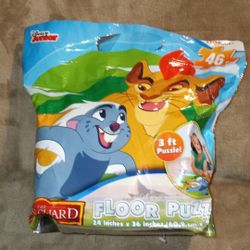 LIKE NEW 46 piece floor puzzle "Lion King" $5 FIRM