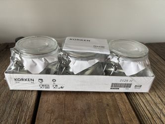 Ikea Korken Small Lidded Jars