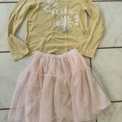 Girls Clothing Set (shirt & skirt) Size 10