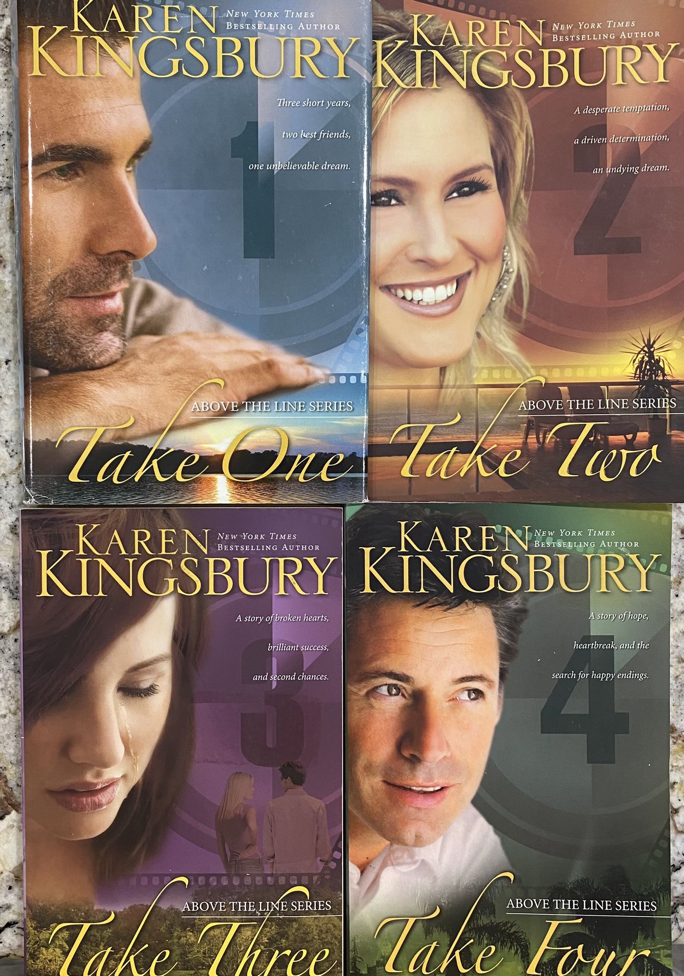 Karen Kingsbury The Baxter’s 4 Above The Line Series -$2 Each