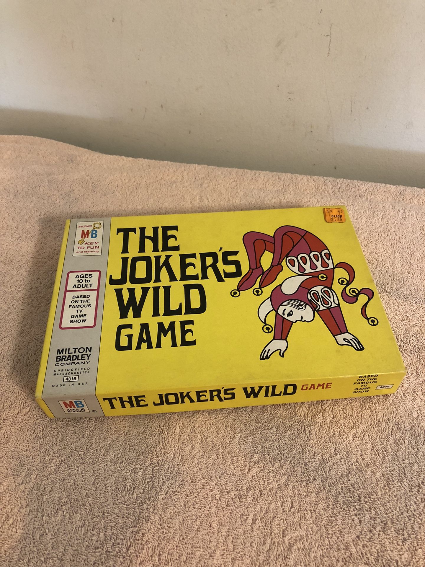 Vintage 1973 Milton Bradley The Jokers Wild Game #4316 Complete