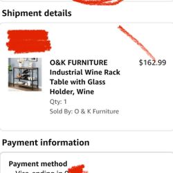 Wine Rack And Bar Table 