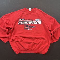 2004 St Louis Cardinals World Series Champion Red Crewneck 