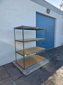 Industrial Storage Rack Warehouse Stock Supply Shelves 6 ft x 4 ft Shelving Similar To Grainger And Uline Delivery Available