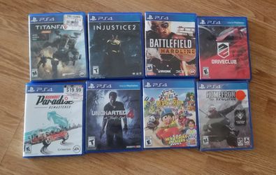 Playstation 4 Games 10.00 Each