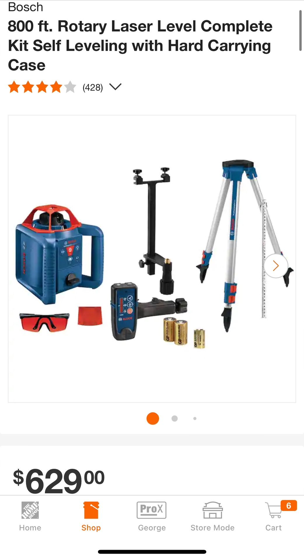 Bosch 800 ft. Rotary Laser Level