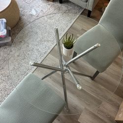 Glass Top Dining Table