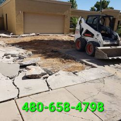 Dump Truck  With Skid Steer