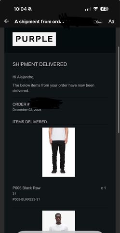 Purple P005 Jeans