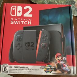 Nintendo Switch 2 With Mario Kart Bundle