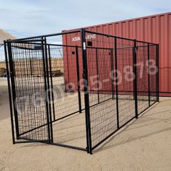 14x5x6 Extra Large Heavy Duty Outdoor Dog Kennel Run 8 Gauge Mesh  Jaula (New) 