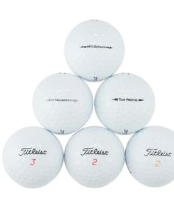 Titleist Golf Balls, Used, Near Mint Quality, 24 Pack