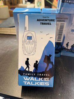 Brand new box with 2 walkie talkies for $12