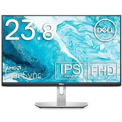 Dell S2421HN 24 Inch Full HD 1080p (1920 x 1080) 75Hz IPS Ultra-Thin Bezel Monitor 2 x HDMI Ports, Audio Line Out, Adaptive AMD FreeSync, Silver