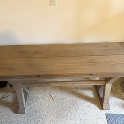 Solid Wood Expanding Table – Farmhouse Style – Folds Out