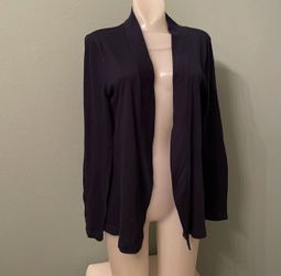 J Crew Navy Blue Open-Front Cardigan