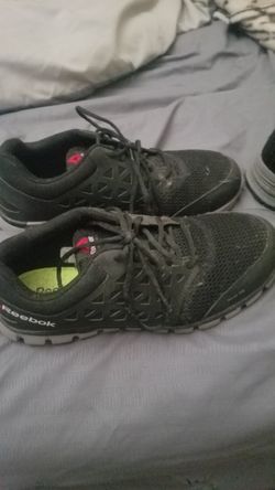 Steel toed shoes ..the first pair are timberlands