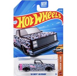 83 Silverado black widow hot wheels
