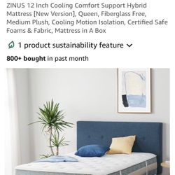 Brand New Zinus Queen Hybrid Mattress