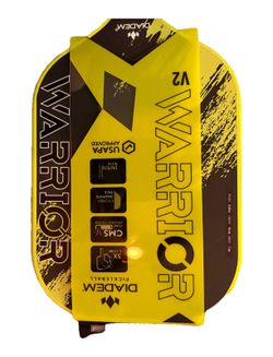 Brand New Diadem Warrior V2 Pickleball Paddle Yellow USAPA