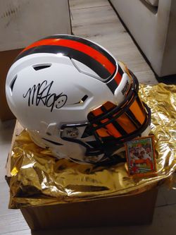 Myles Garrett full size speedflex helmet