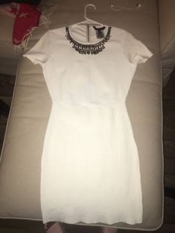 One-piece White Dress Size M