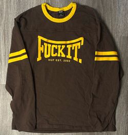 HUF “Fuck It” Baseball long sleeve