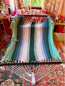 Heavy Weight Giant Two Person Woven Hammock