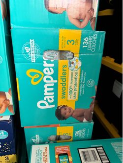 Pampers size 3 (136 count) new