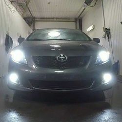 2 pcs LED Car Headlights, Fogs, & Daytime (White 6500k, 8000 Lumens) *6 Months Warranty*