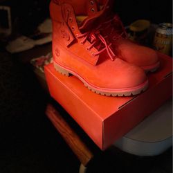 Red Timberlands 
