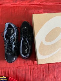 ASICS black sneakers new in box