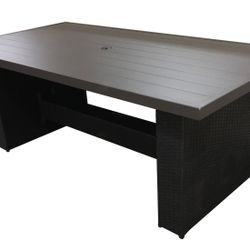 Barbados Rectangular Outdoor Patio Dining Table (Table Only)