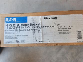 Eaton 125A Meter Socket