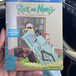 Rick And Morty Season 1-4 Blu Ray