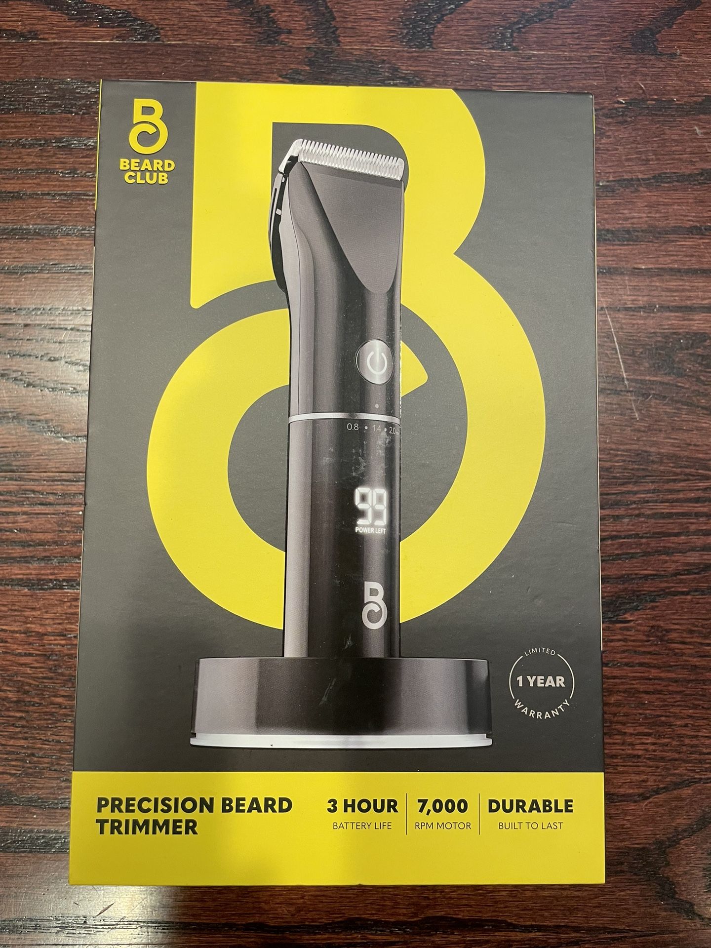 New! Beard Club Precision Beard & Hair Trimmer! Cordless!