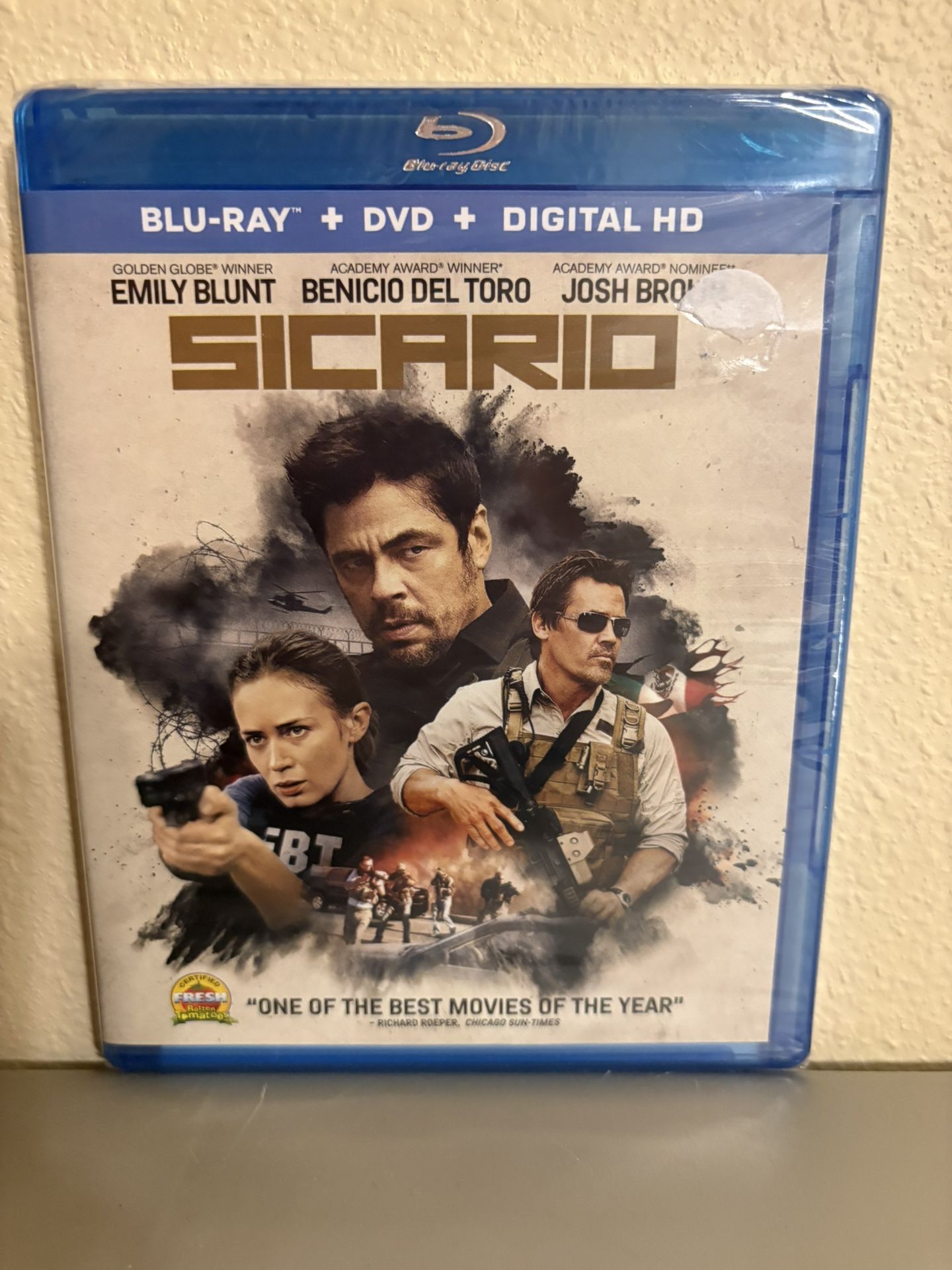 Sicario Blue-Ray, DVD, & Digital Movie