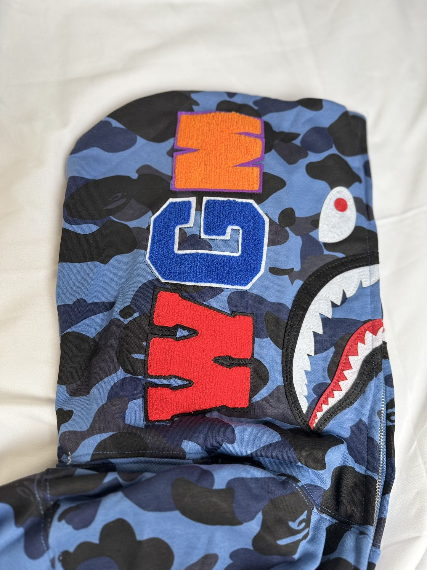 Bape Blue Camo Hoodie