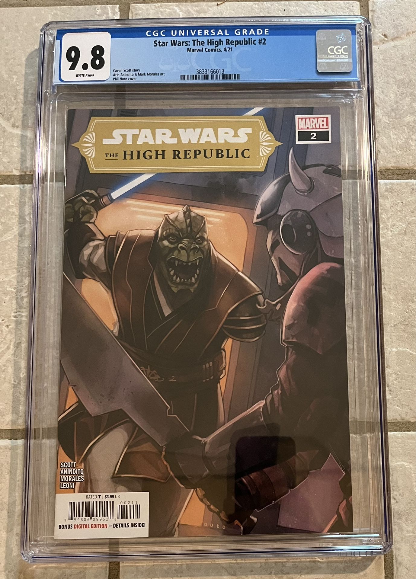 Star Wars: The High Republic #2 - CGC 9.8 (2021 Marvel Comics)