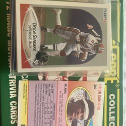 Fleer 90’ Deion Sanders Football Cards 