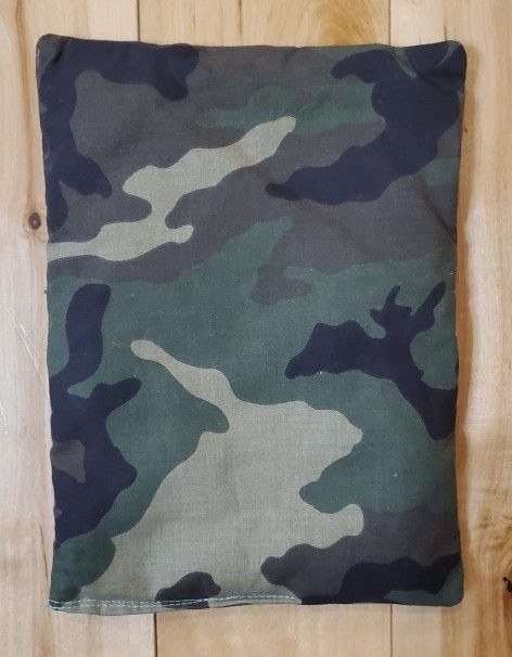NEW Handmade Camouflage Microwaveable Bead Bag (7.5" x 5.5")